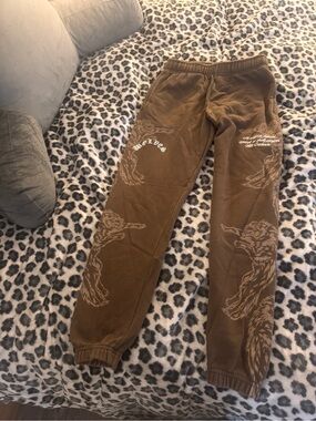 Darc Sport Brown Graphic Track Pants